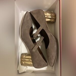 FERRAGAMO suede heels